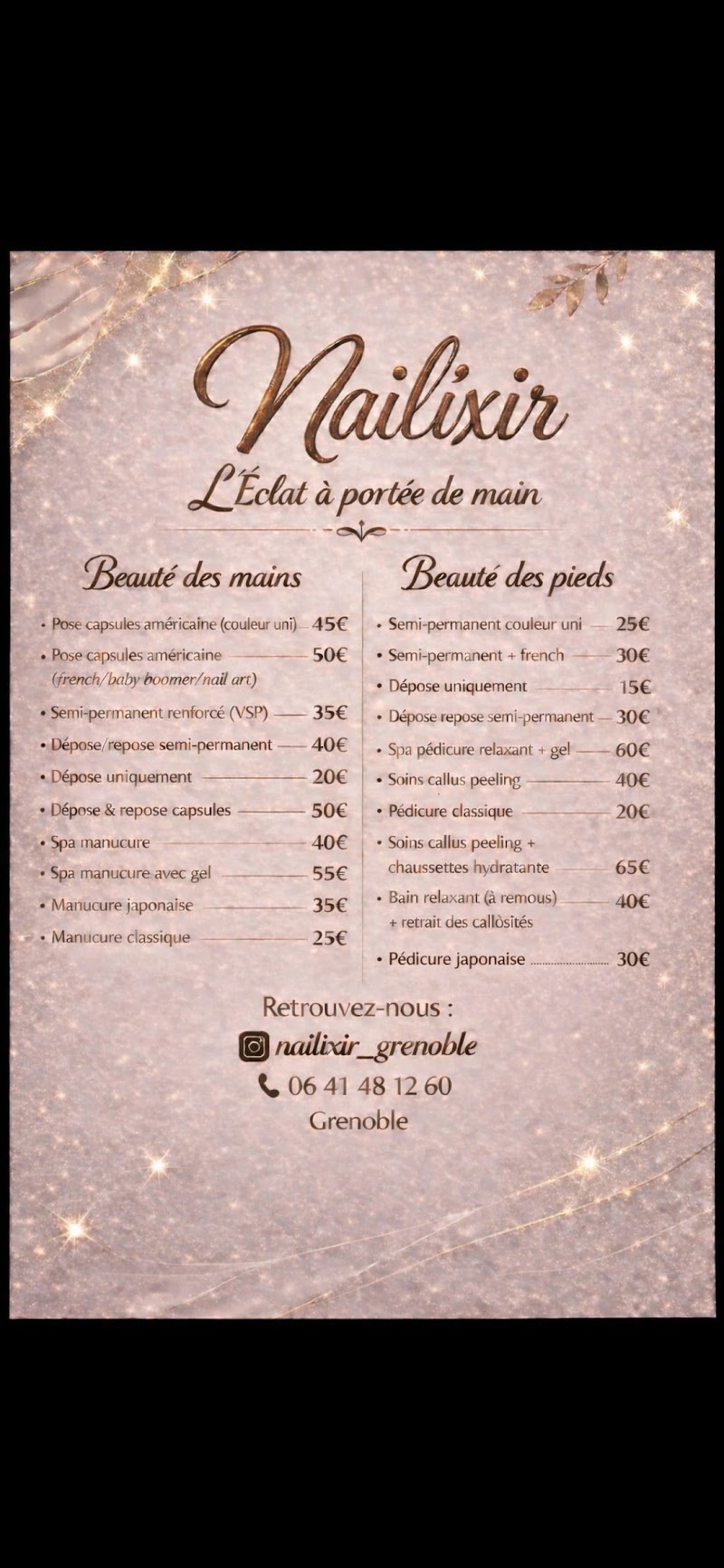 Nail'ixir Grenoble - Onglerie Grenoble - OneBooking