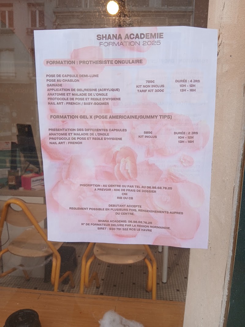 Shana Académie (Le Havre) - Onglerie Le Havre - OneBooking