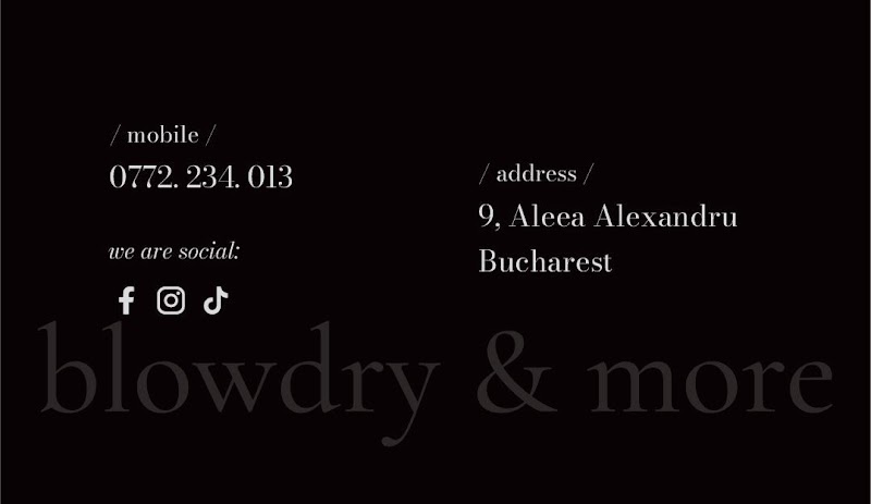sno'b blowdry & more - Coiffure Bucharest - OneBooking